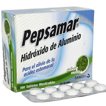 Imagen del producto PEPSAMAR MAST (HIDROXIDO ALUMINIO) SOB X 10 TAB