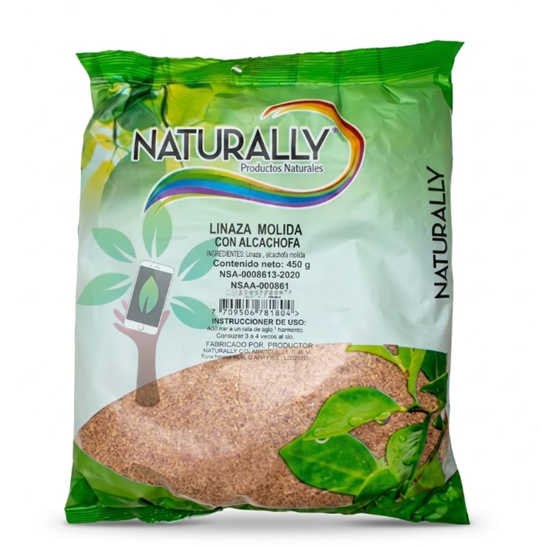 LINAZA CON ALCACHOFA X 450GR NATURALLY SALUGRAN