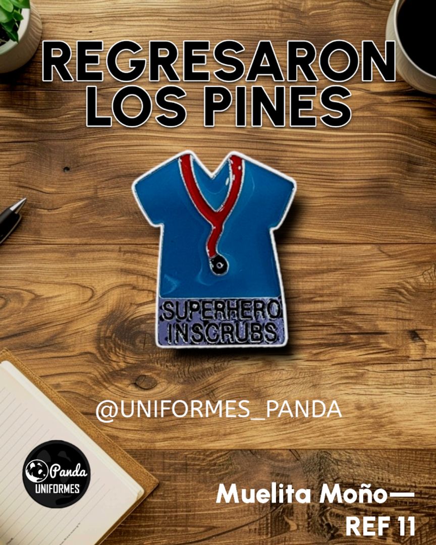  PIN CAMISETA 