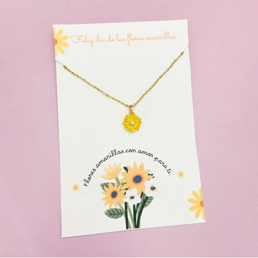 Imagen del producto  CADENITA FLOR AMARILLA