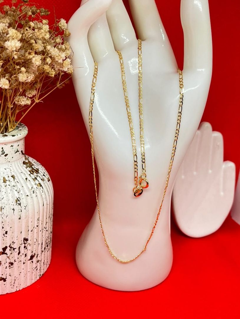 Cadena cartier 3*1 de 1.8mm de 60cm 