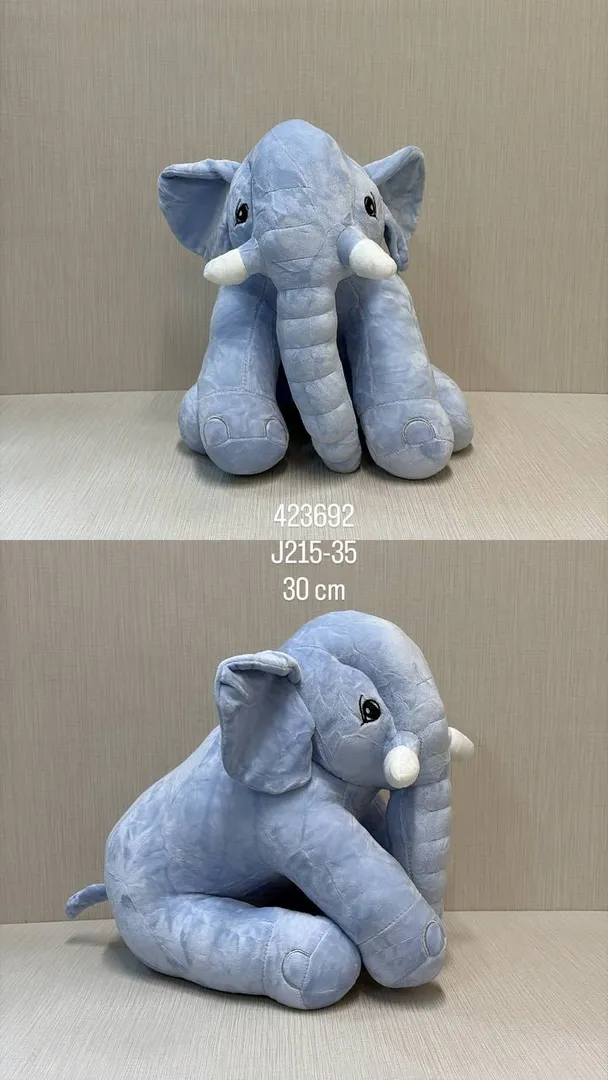 ELEFANTE AZUL 30 CM
