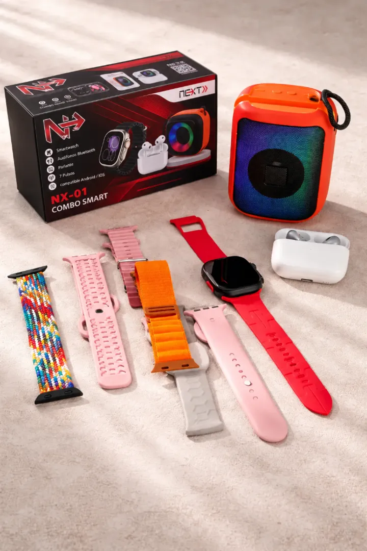 COMBO NX-01 RELOJ SMART WATCH PARLANTE SPEAKER Y AIRPODS PRO 5