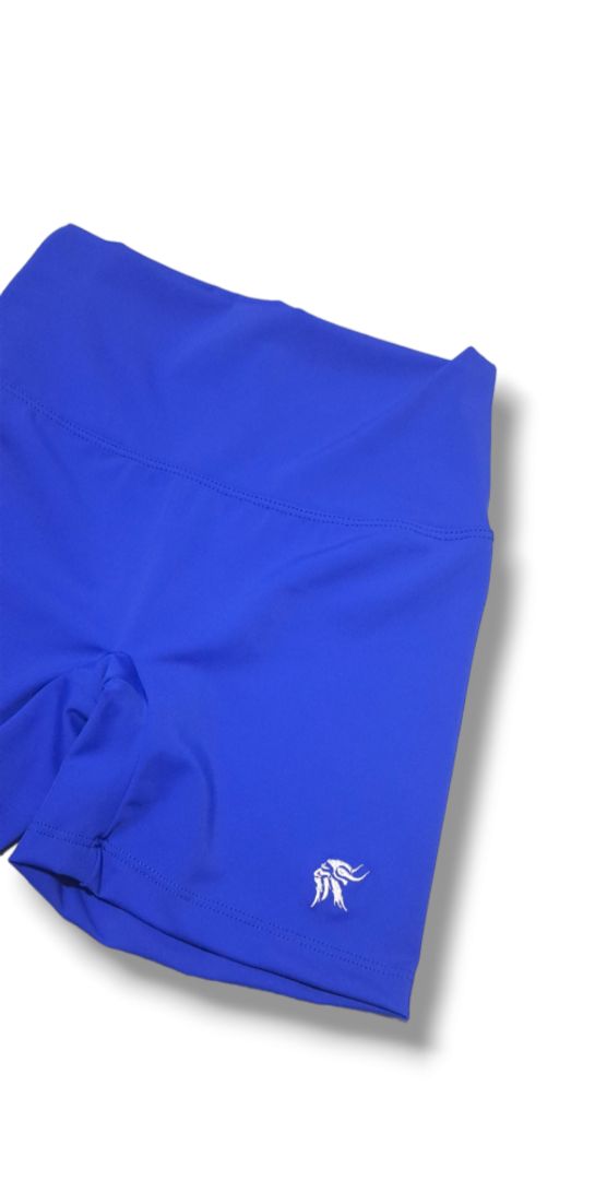 Short Hybrid ajustado con bolsillos laterales y sin costura delantera tiro alto Lycra