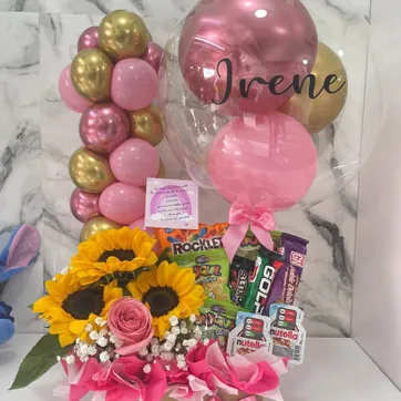 Imagen del producto Detalle chocolates y flores 