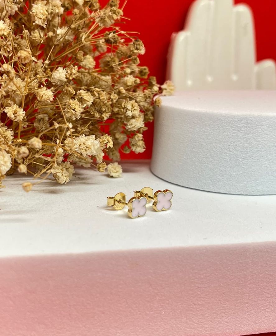 Topos van cleef rosados pequeños 5mm