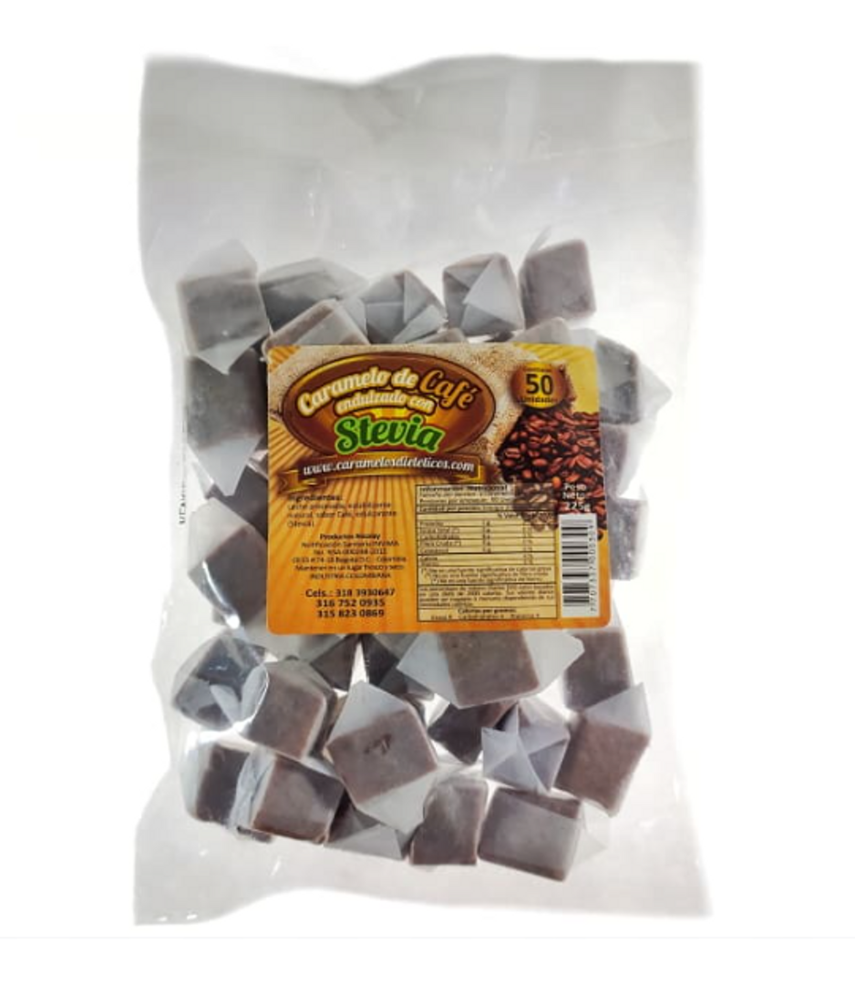 CARAMELO DIETETICO CAFE X 50 UND