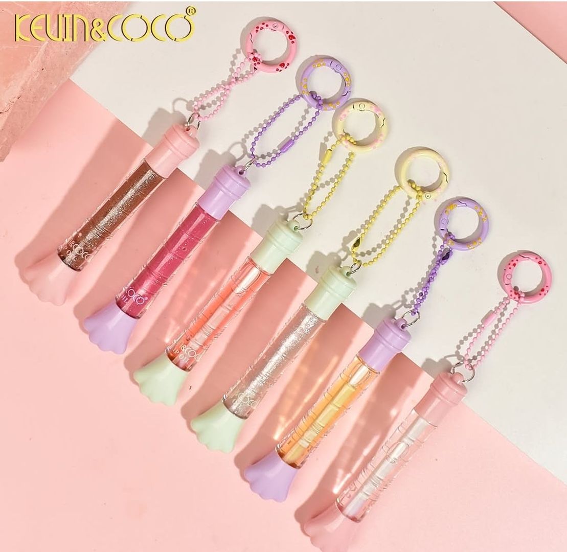 168- LIP GLOSS LLAVERO HUELLITA