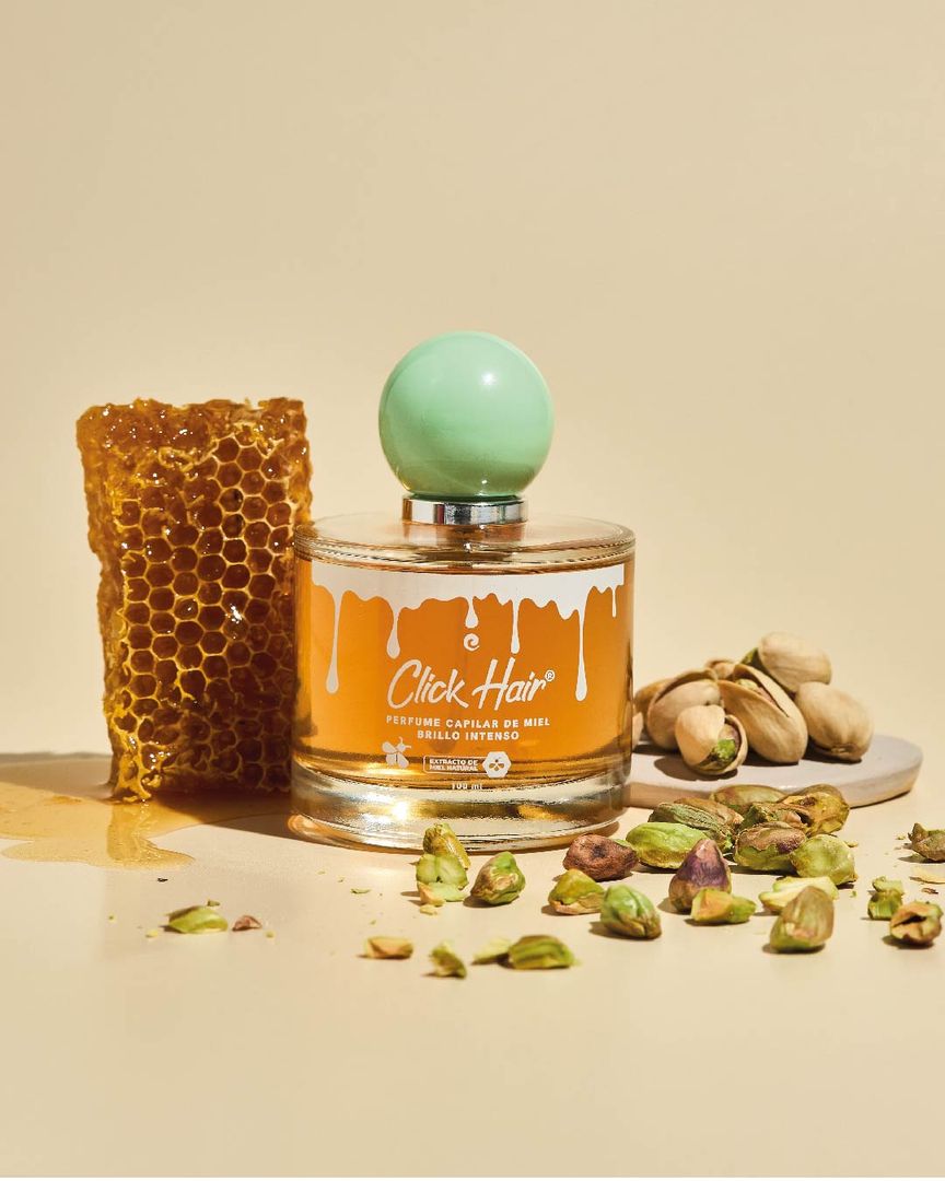 Perfume capilar de miel brillo intenso 