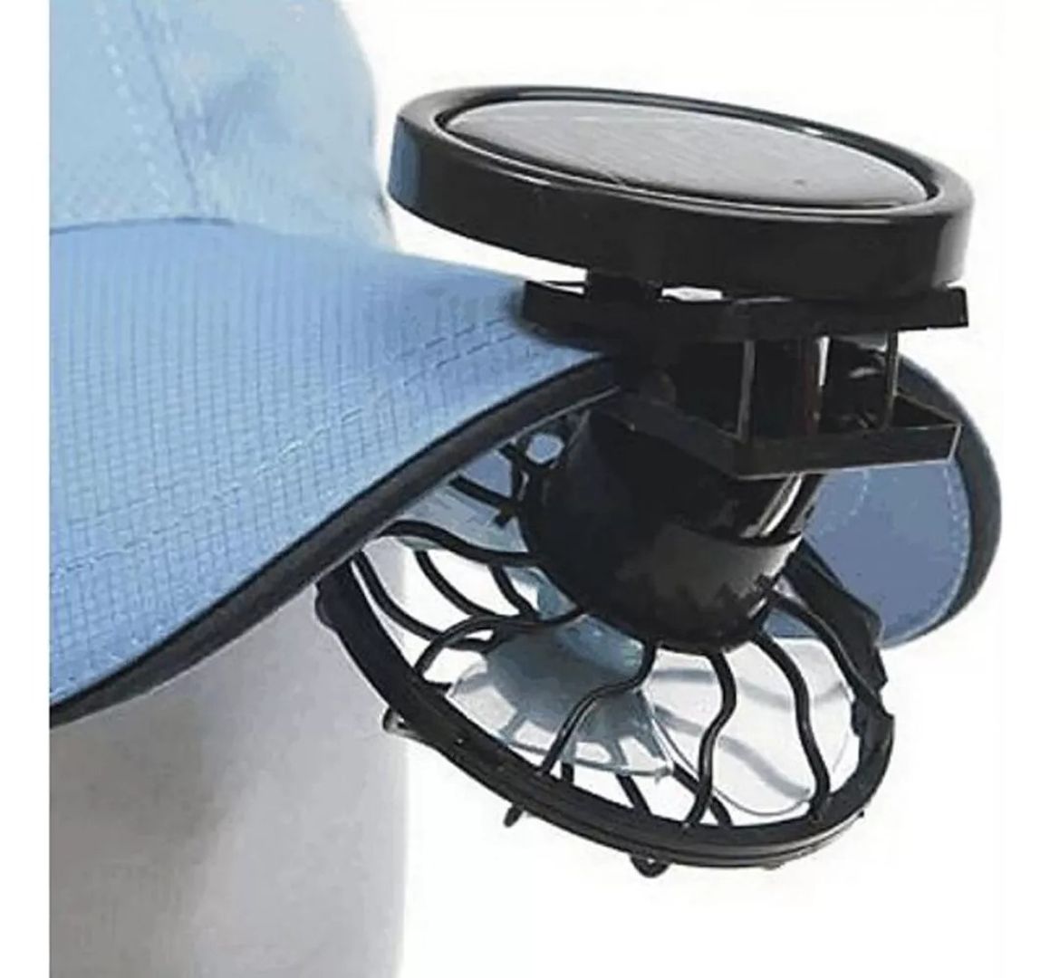VENTILADOR SOLAR DE PINZA PARA SOMBREROS GORRAS