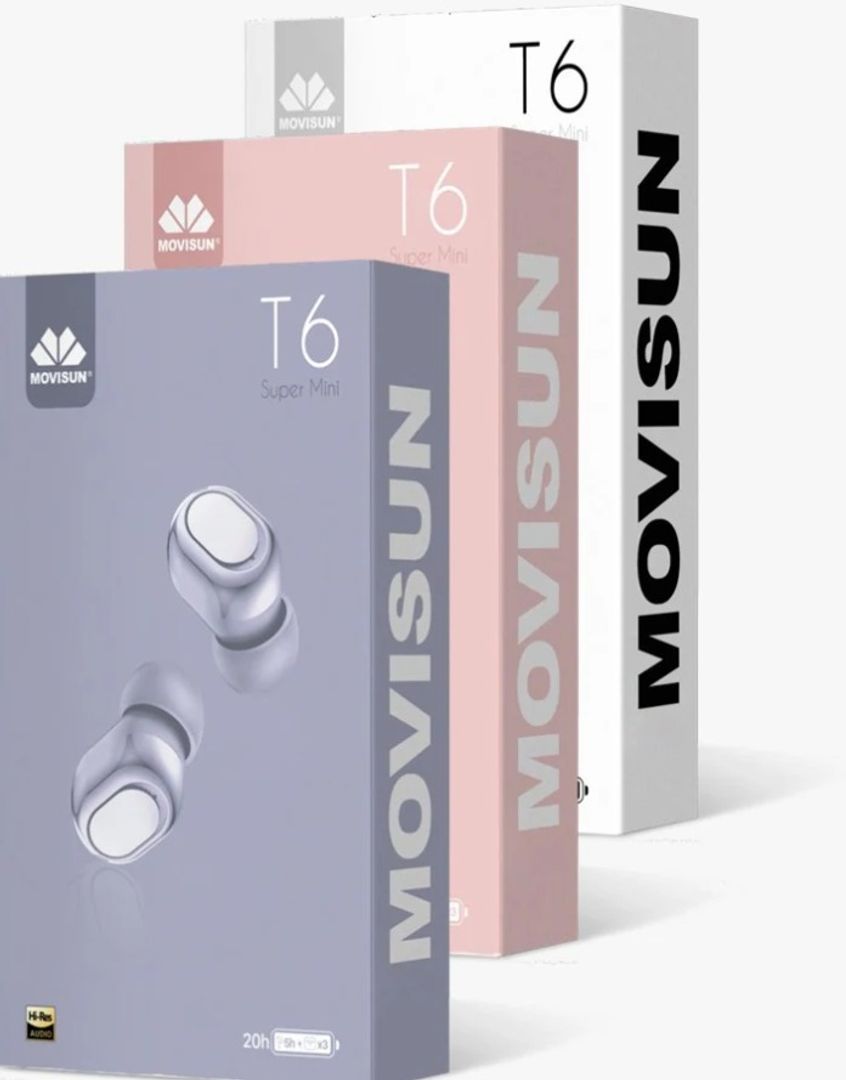 AUDIFONOS INALAMBRICOS - MOVISUN T6 SUPER MINI 