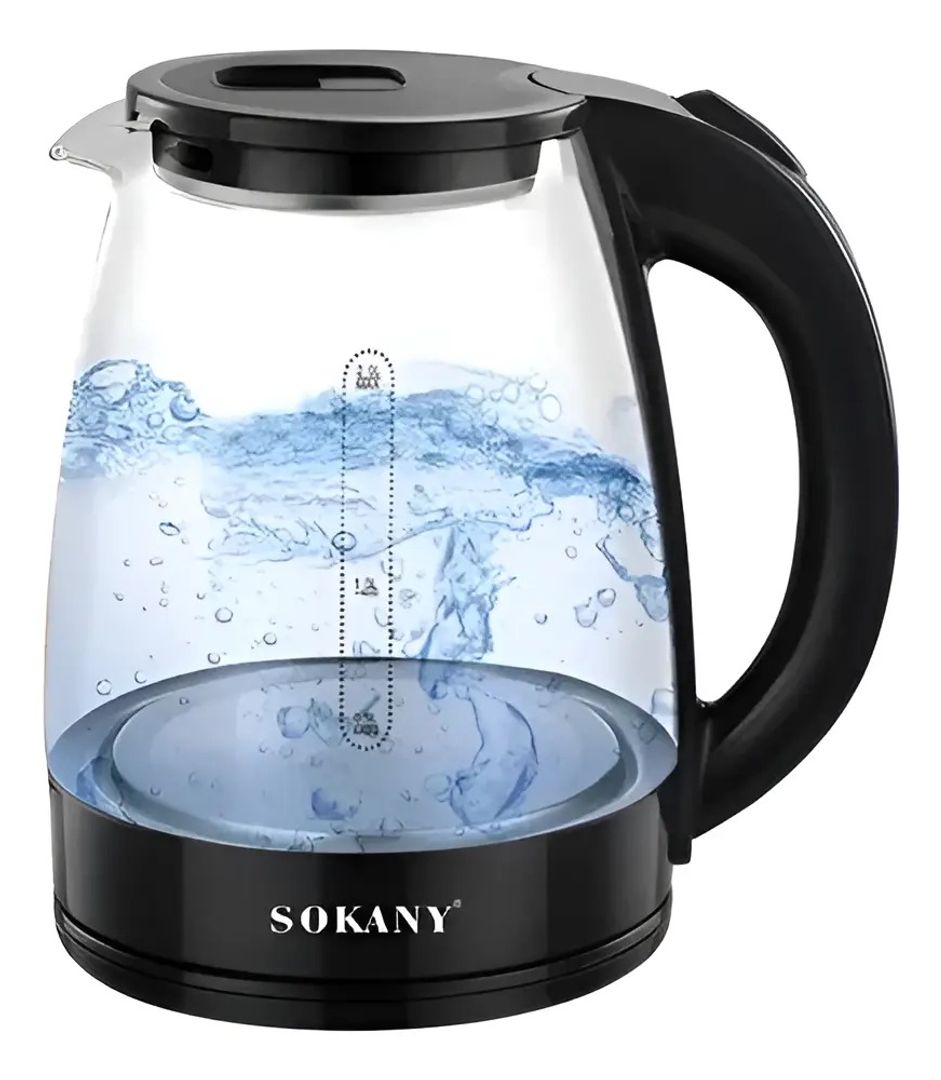 Hervidor Eléctrico de Vidrio SOKANY 2L