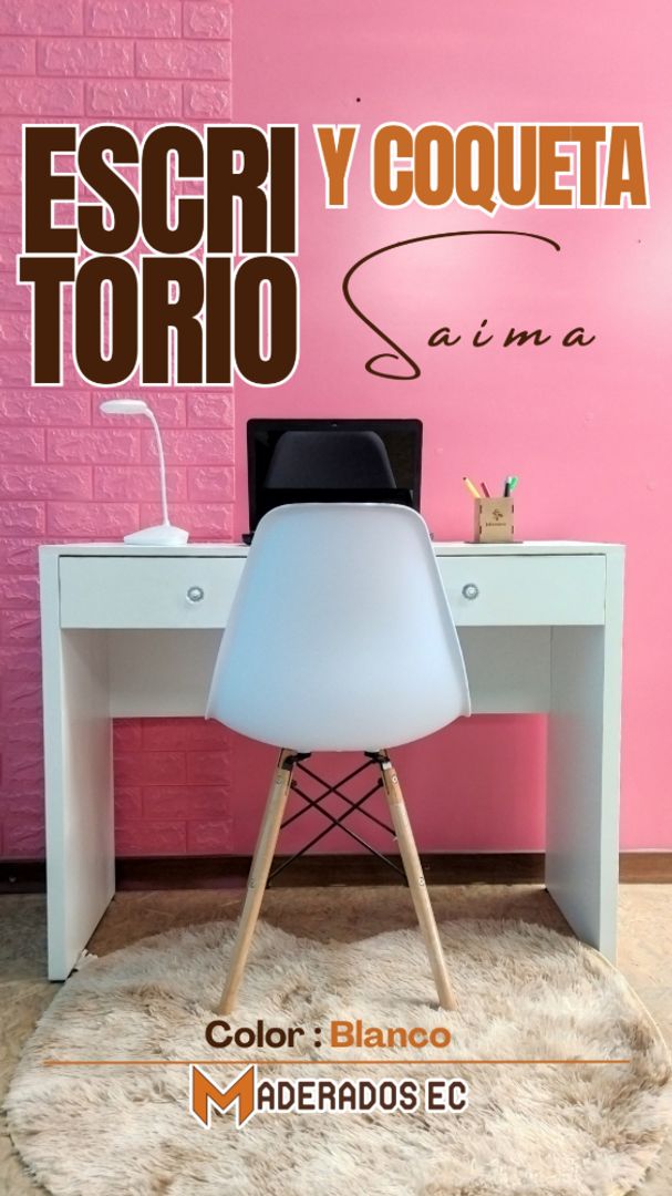 Escritorio y Coqueta Saima