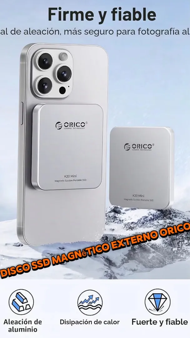 Disco SSD Externo Magnético Orico