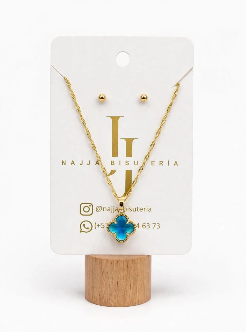 Collar trebol