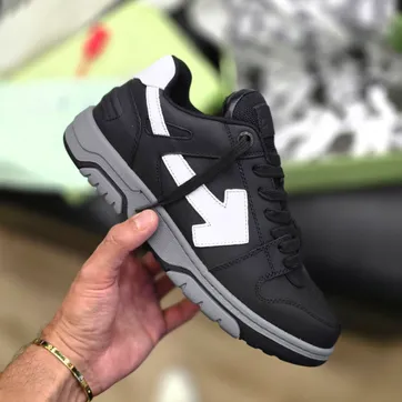 Off white Out Of Office OOO Low Tops black - imagen 1