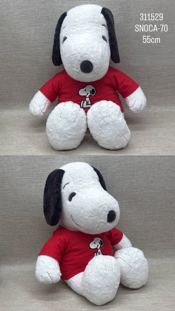 SNOOPY CON BUZO ROJO 60 CM