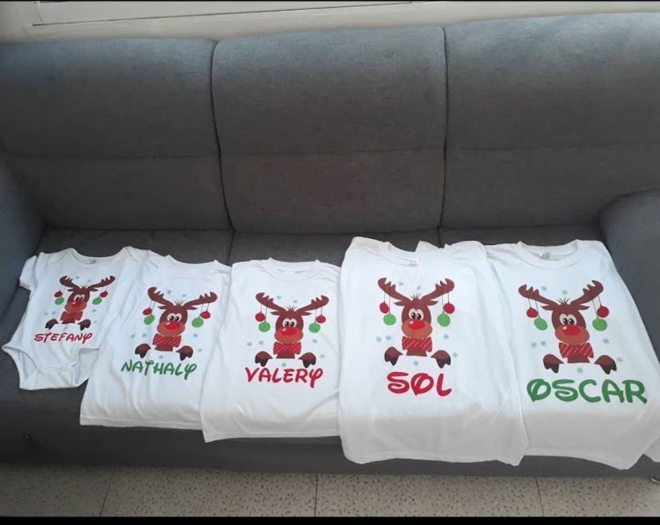 CAMISETAS NAVIDEÑAS FAMILIA 