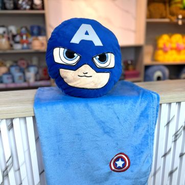 cobija SÚPER HÉROES almohada de peluche - imagen 1