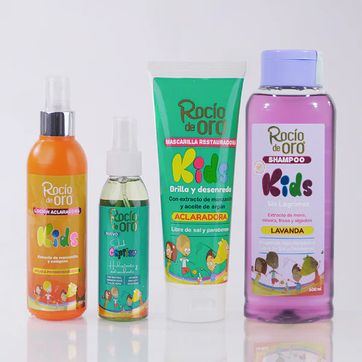 Imagen del producto Kit Capilar Aclarador Kids Lavanda Rocio de oro
