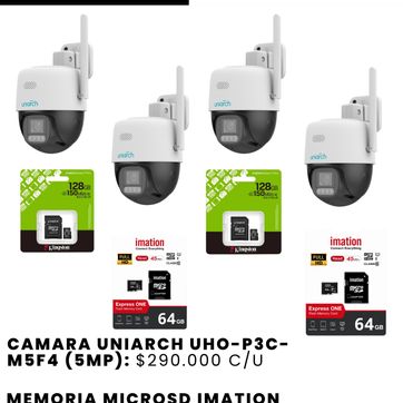 Imagen del producto KIT WIFI UNIARCH X4 EXTERIOR 5MP