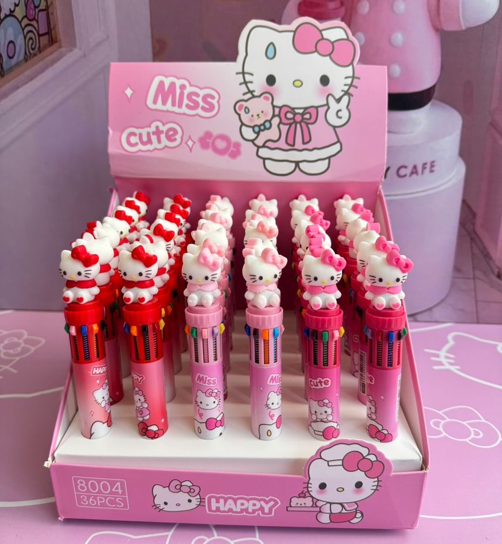 Lapiceros multiminas hello kitty 