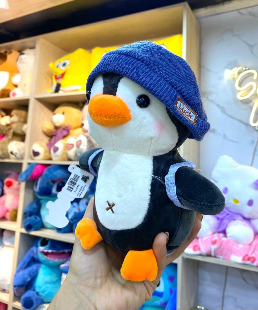 PELUCHITO PINGÜINO MALETICA 22cm