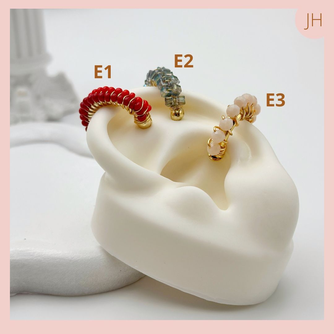30% DE DESCUENTO: Earcuff Tejidos A mano 