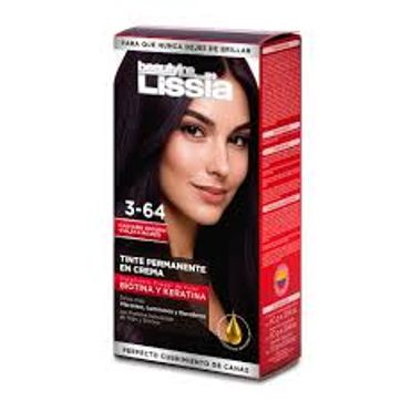 Imagen del producto TINTE LISSIA 3-64 CASTAÑO OSCURO VIOLETA ROJIZO