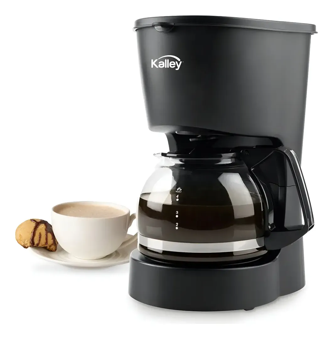 CAFETERA KALLEY 4 TAZAS NEGRA
