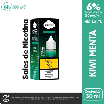 Imagen del producto Glucloud E-liquid Esencia Kiwi Menta 5% Nicotina