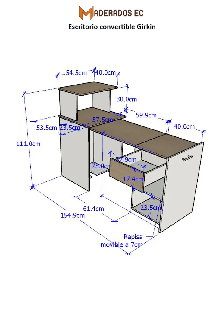 Escritorio Replegable Girkin