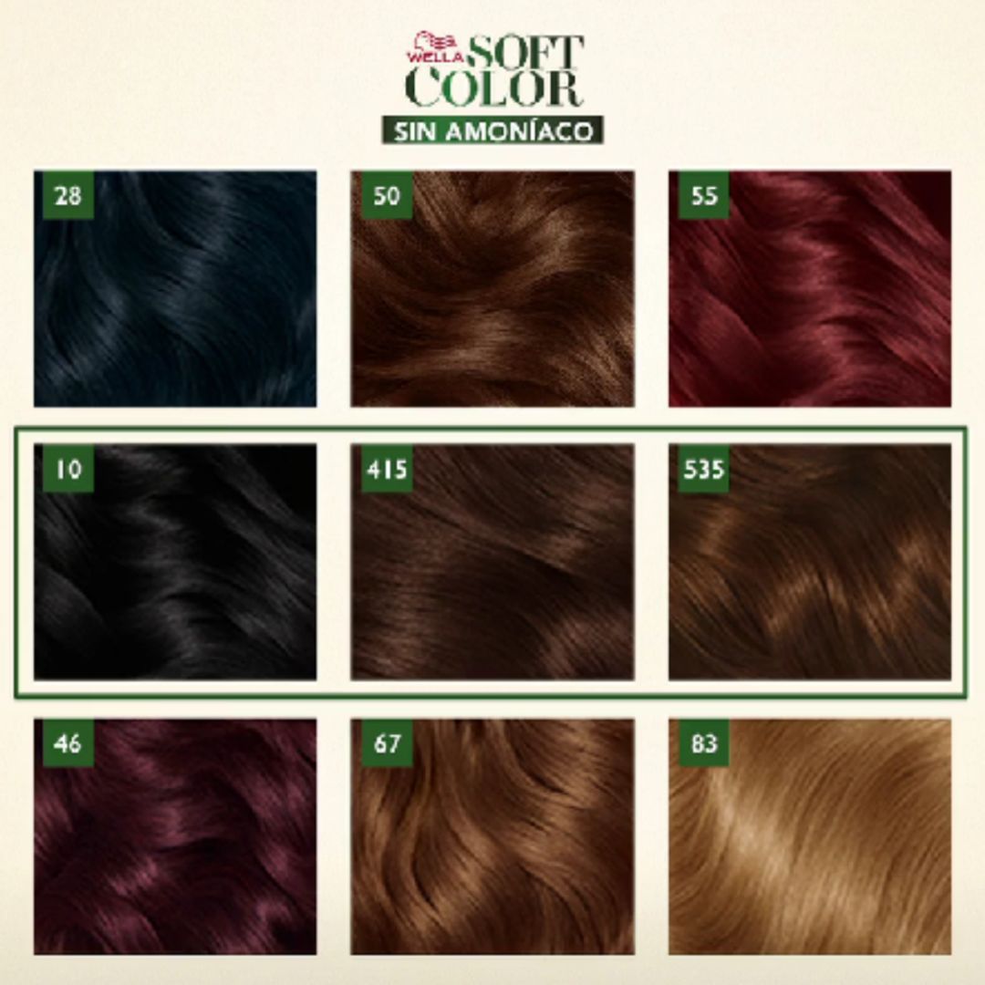 TINTE WELLA SOFT COLOR SIN AMONIACO