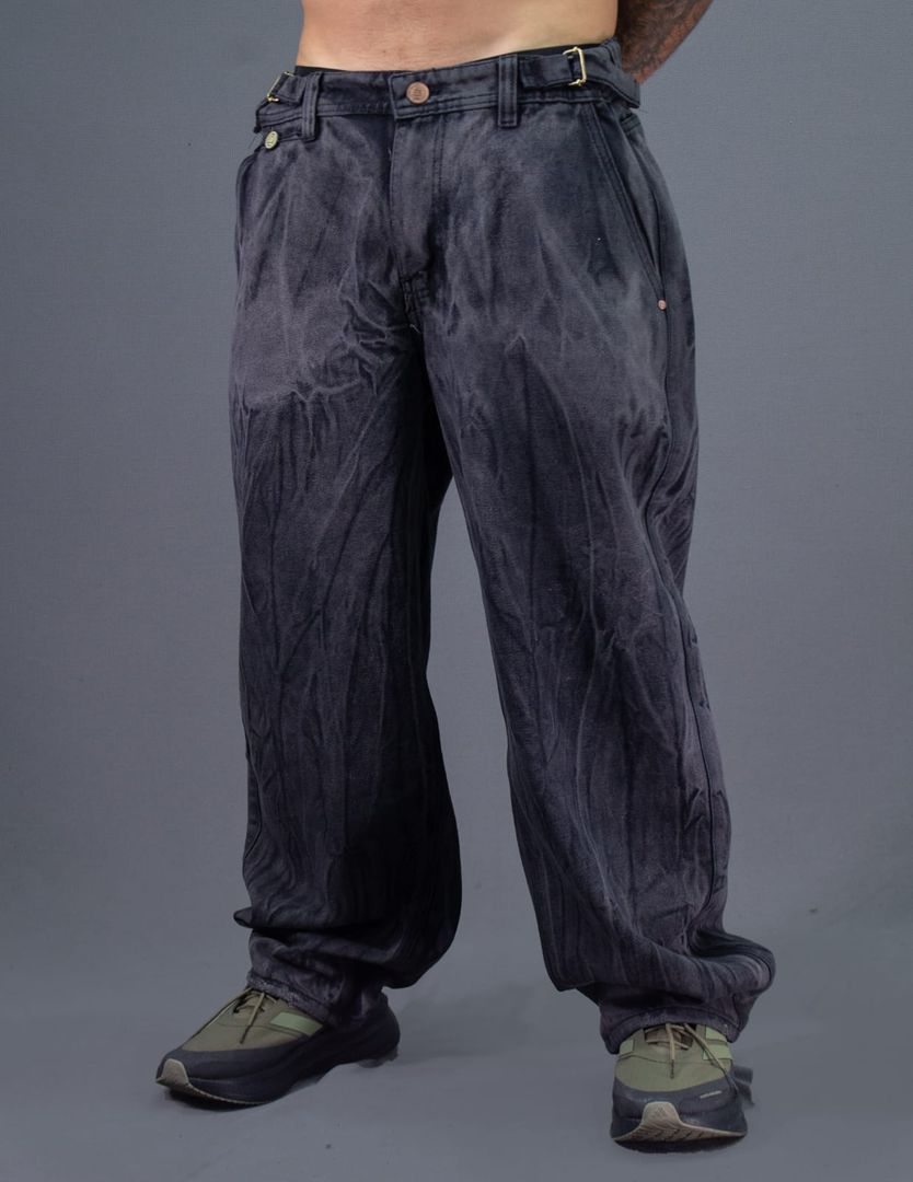 JEANS BAGGY CORREAS NG-GRIS