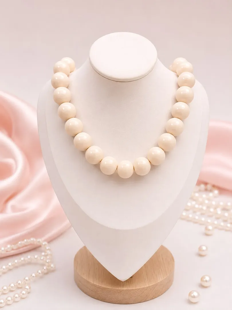 Collar Chicle Beige claro #16 – Sin dije