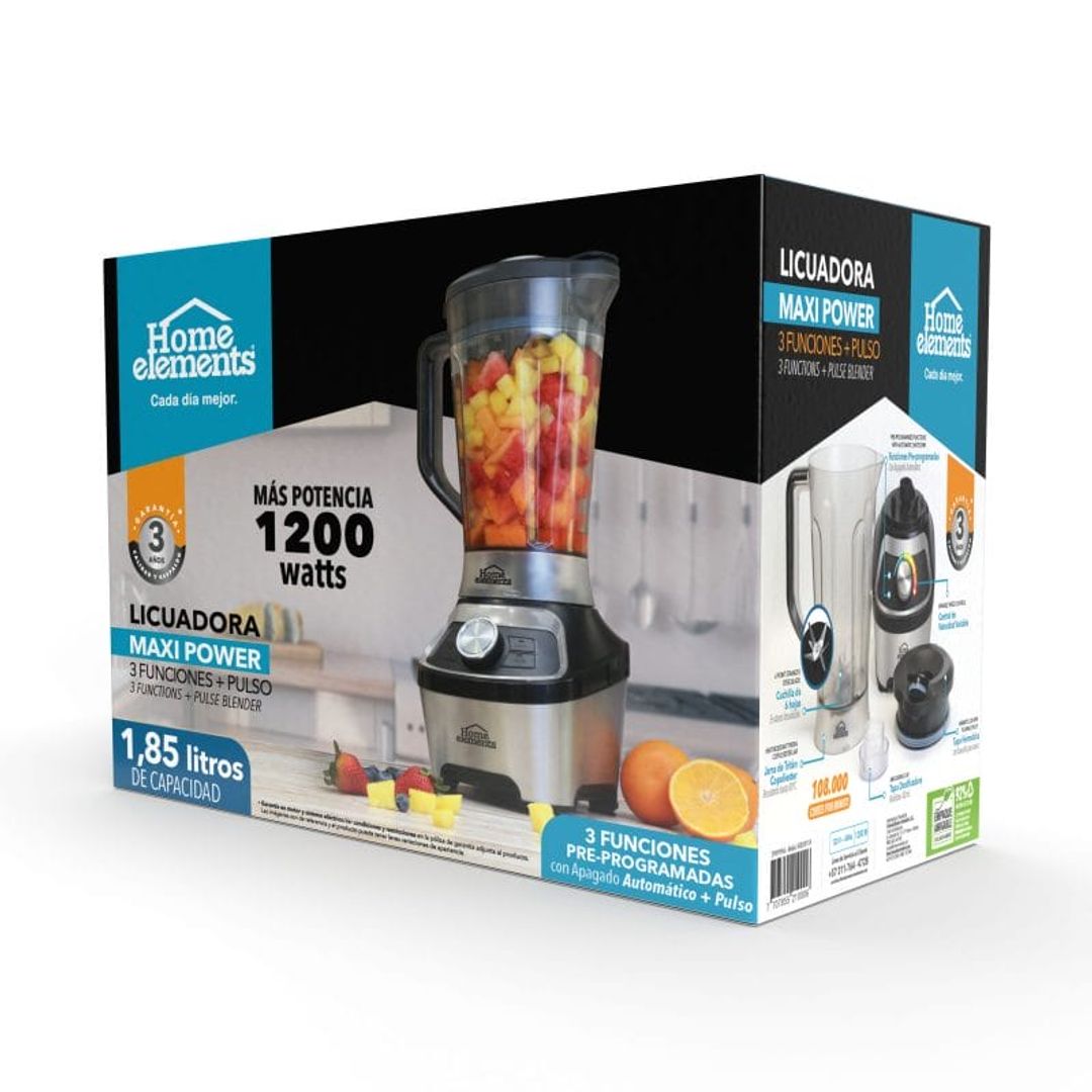 LICUADORA HOME ELEMENTS MAXI