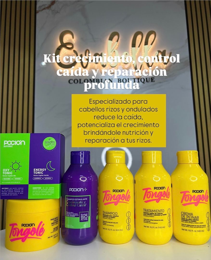 Kit tongole caída, reparación y crecimiento