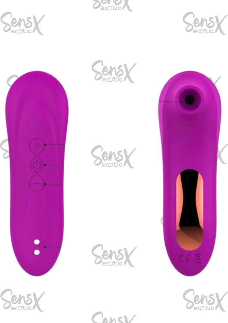 Vibrador con succionador 