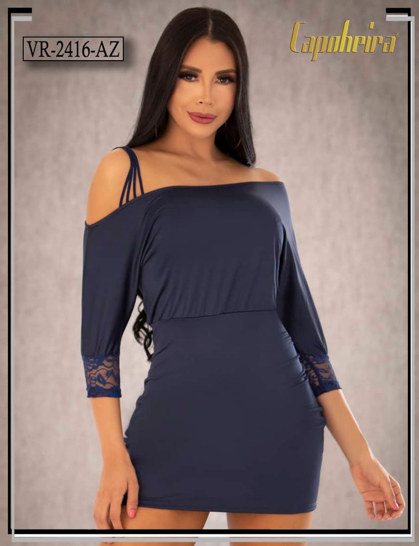 Vestido Falda Recogida - VR2416