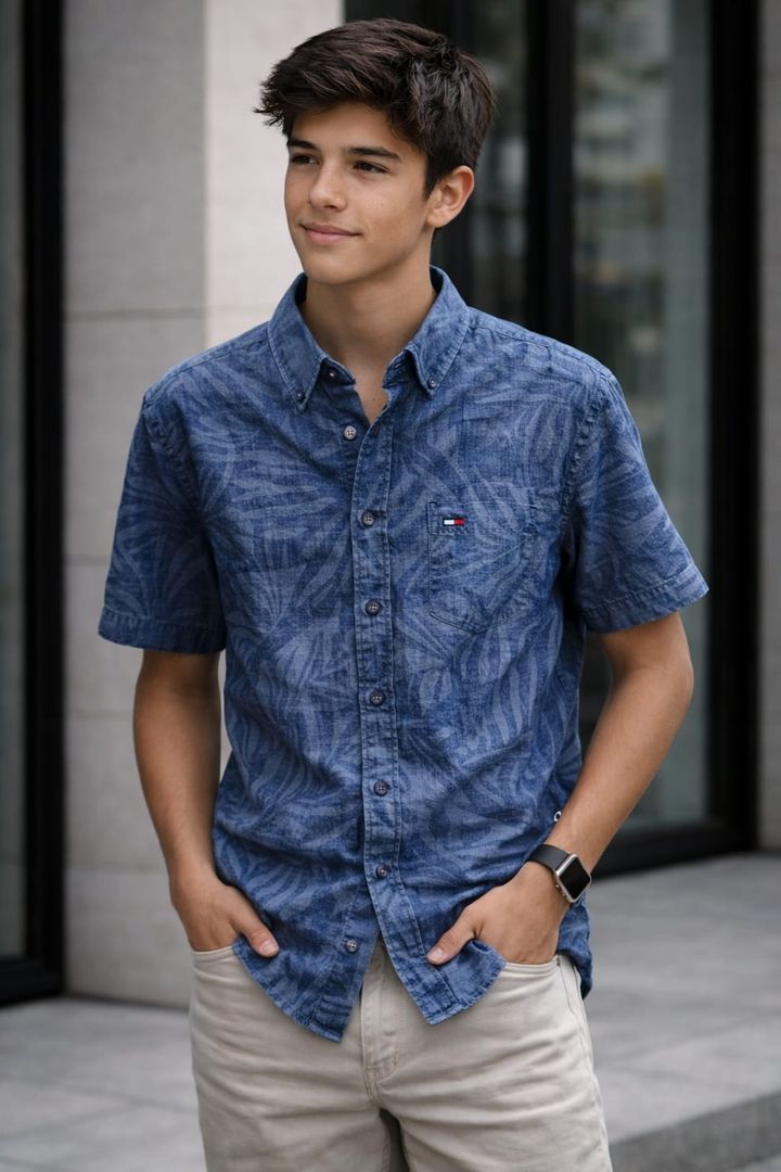 Camisa Tommy Hilfiger tropical
