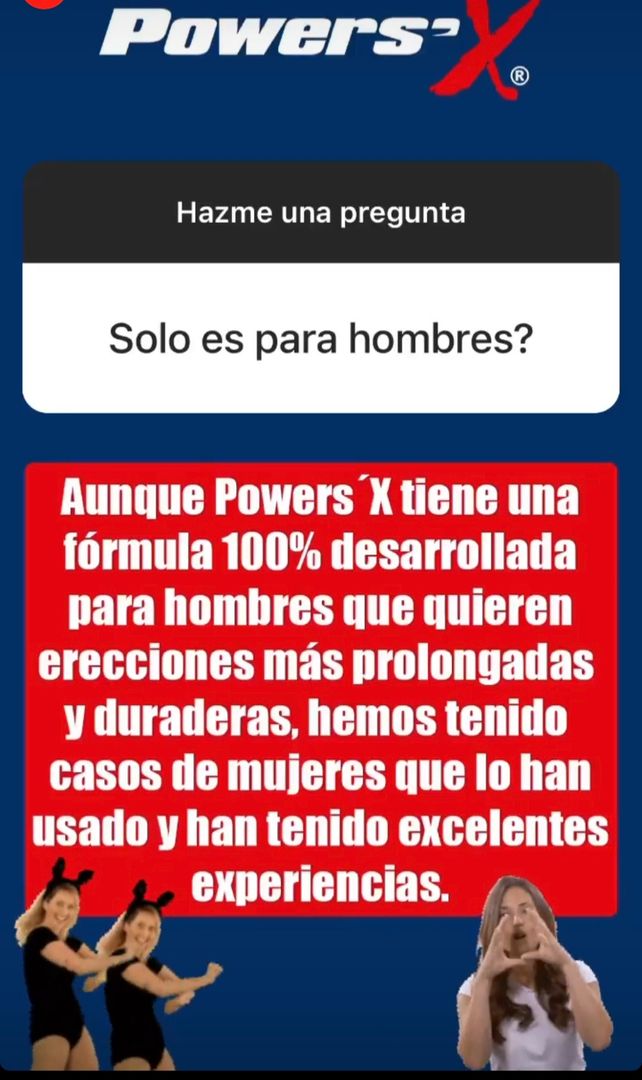 PASTILLA POWER´X SOBRE x4