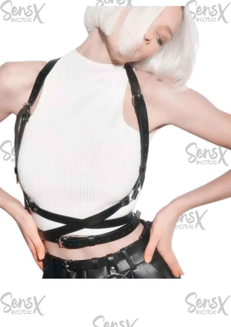 Kit de restricciones de cintura a muslo, sexy esclavo frisky para pareja SM Sex Game