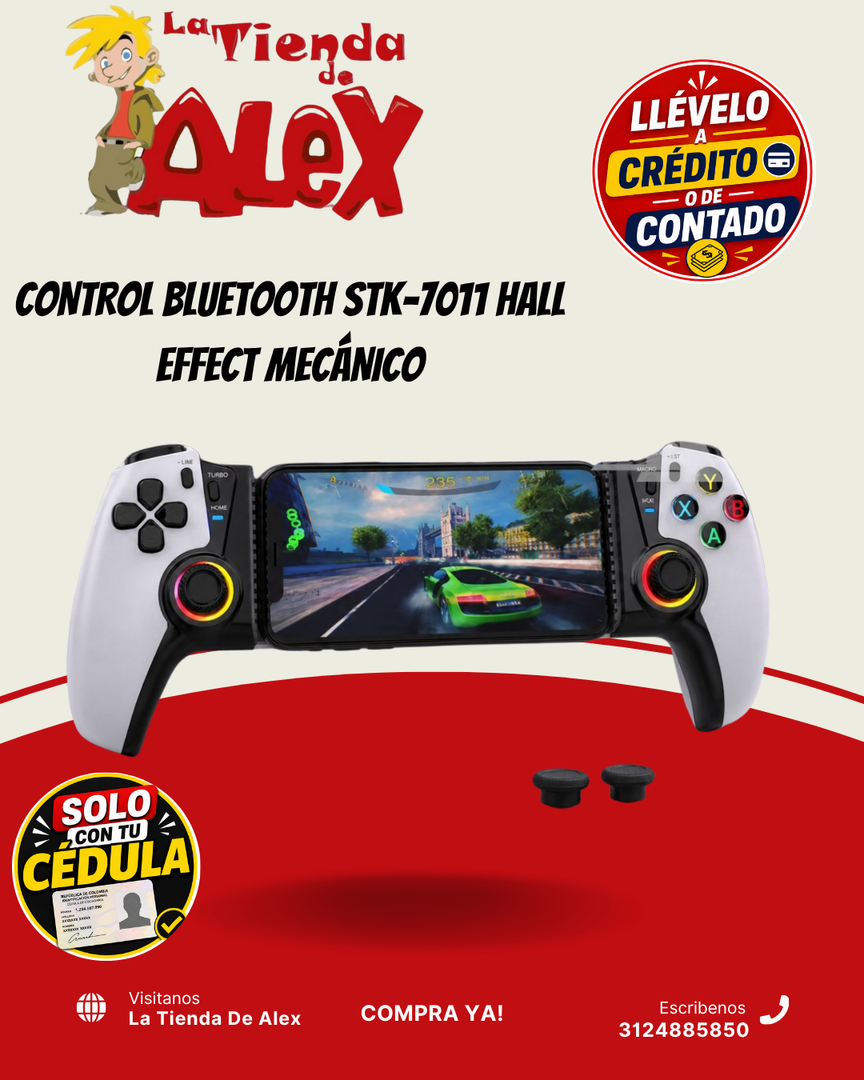 CONTROL BLUETOOTH STK-7011 HALL EFFECT MECÁNICO