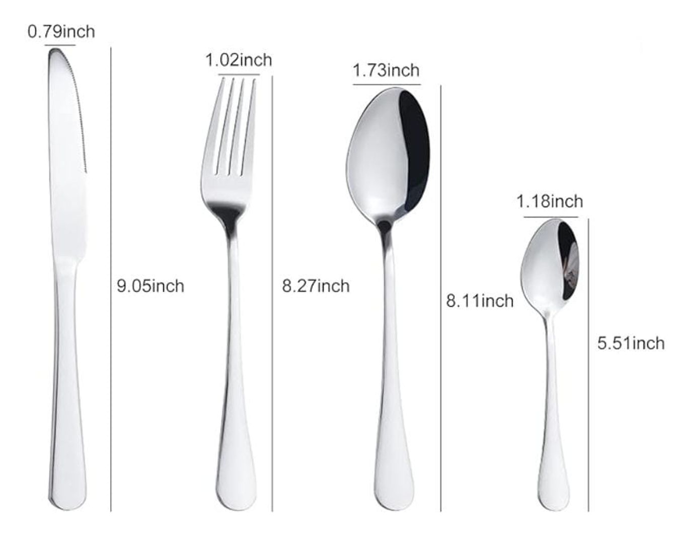 CUBIERTOS X 24 PIEZAS 