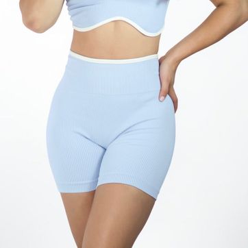 Imagen del producto Shor tela rib con sesgo y push up