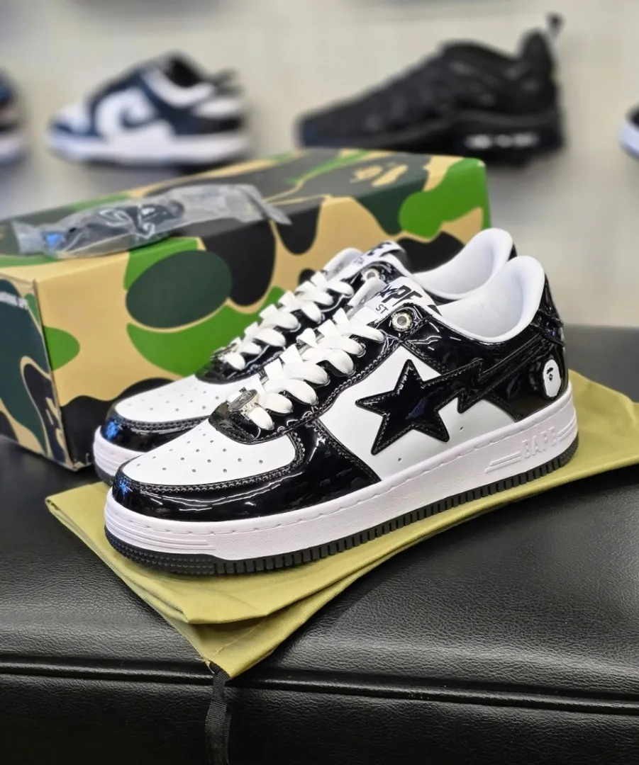 Bape sta M2 low Black