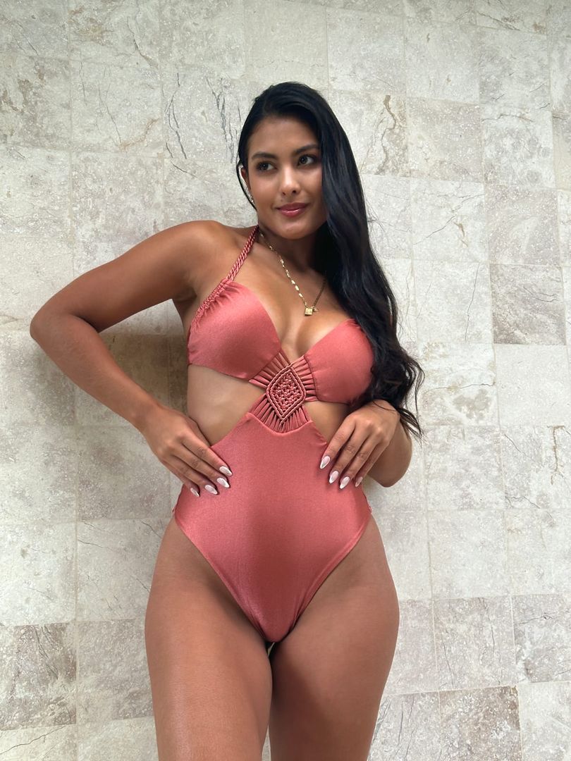 VESTIDO DE BAÑO MACRAMÉ 