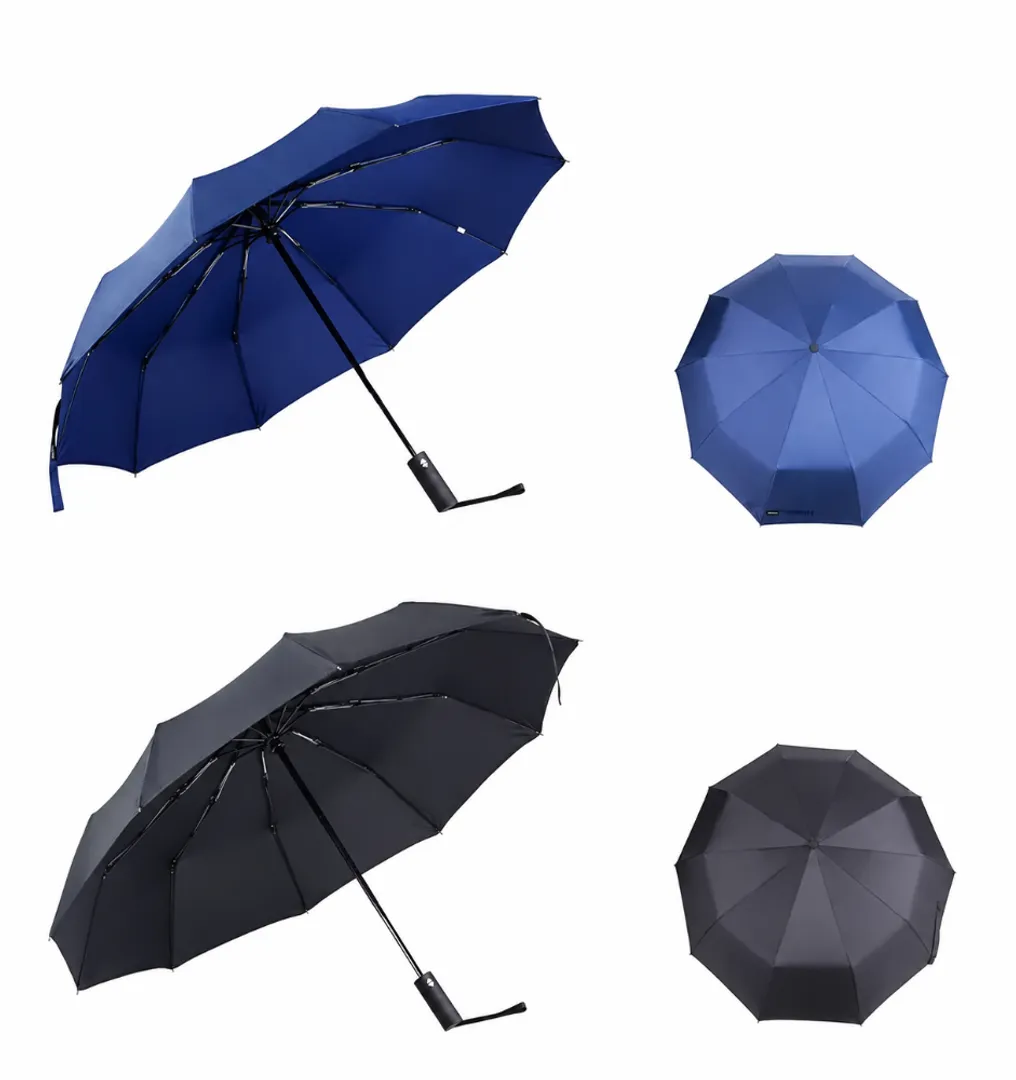 SOMBRILLA PARAGUAS IMPERMEABLE AUTOMATICA 24 VARILLAS FILTRO UV