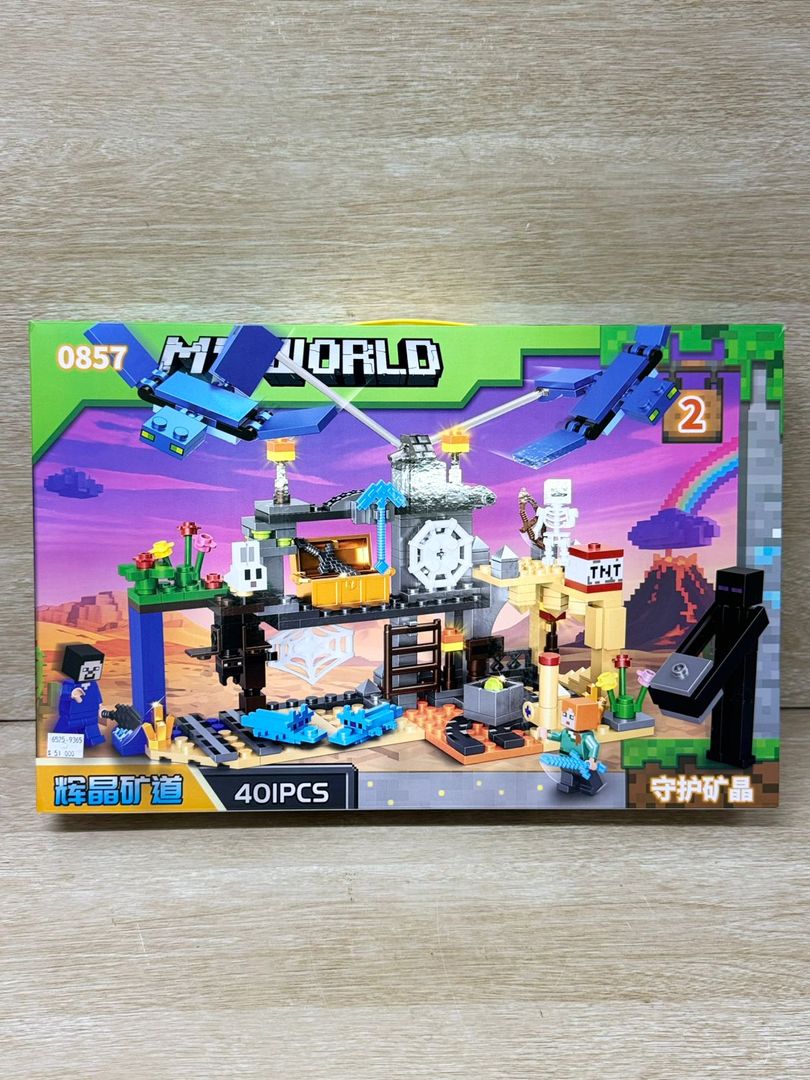 6925 LEGO MINECRAFT 401 PIEZAS