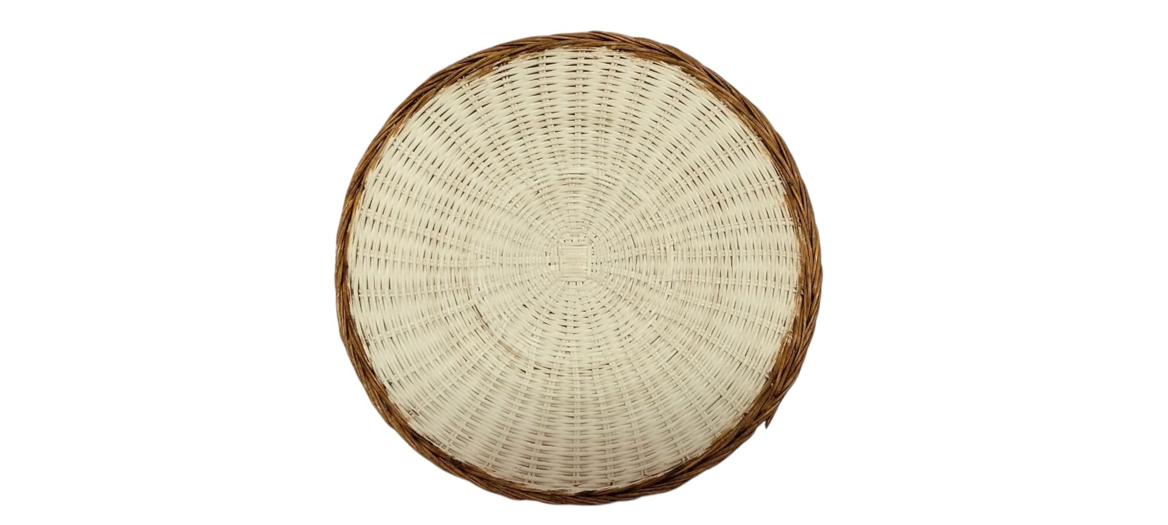 PLATO - RATTAN  ORILLO MARRON